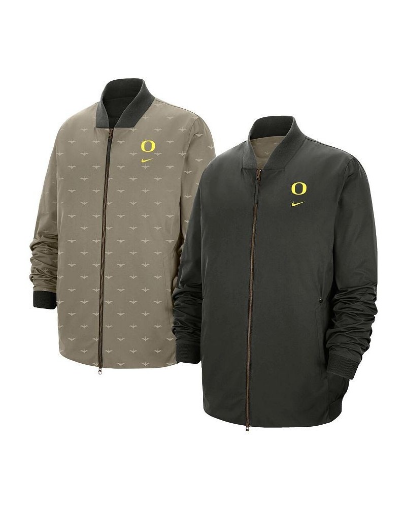 Men's Green Oregon Ducks Fuse Coaches Full-Zip Jacket $111.60 Jackets