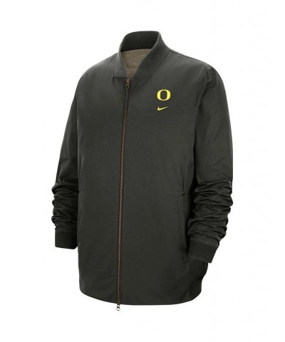 Men's Green Oregon Ducks Fuse Coaches Full-Zip Jacket $111.60 Jackets