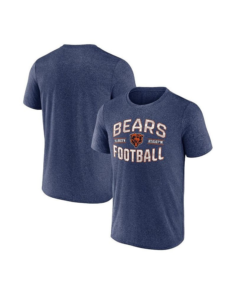 Men's Branded Heathered Navy Chicago Bears Want To Play T-shirt $23.39 T-Shirts