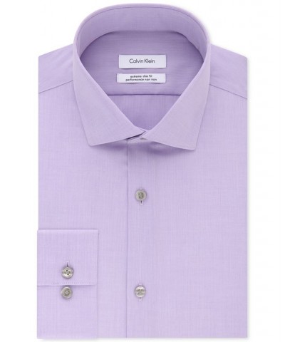 Calvin Klein Men's STEEL Extra-Slim Fit Non-Iron Performance Herringbone Dress Shirt PD07 $25.37 Dress Shirts