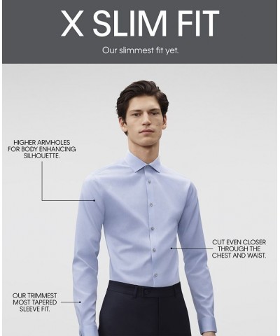 Calvin Klein Men's STEEL Extra-Slim Fit Non-Iron Performance Herringbone Dress Shirt PD07 $25.37 Dress Shirts