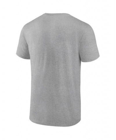 Men's Branded Heathered Gray Los Angeles Dodgers Iconic Go for Two T-shirt $23.19 T-Shirts