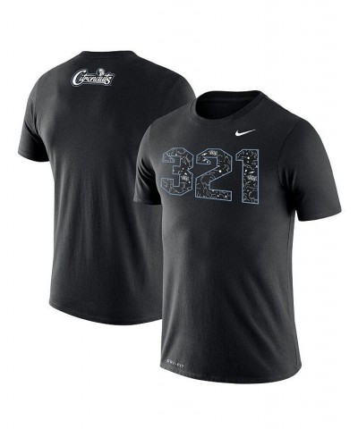 Men's Black UCF Knights 321 Space Game Legend Performance T-shirt $21.15 T-Shirts