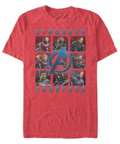 Marvel Men's Avengers Endgame Stronger Together Boxes, Short Sleeve T-shirt Red $19.94 T-Shirts