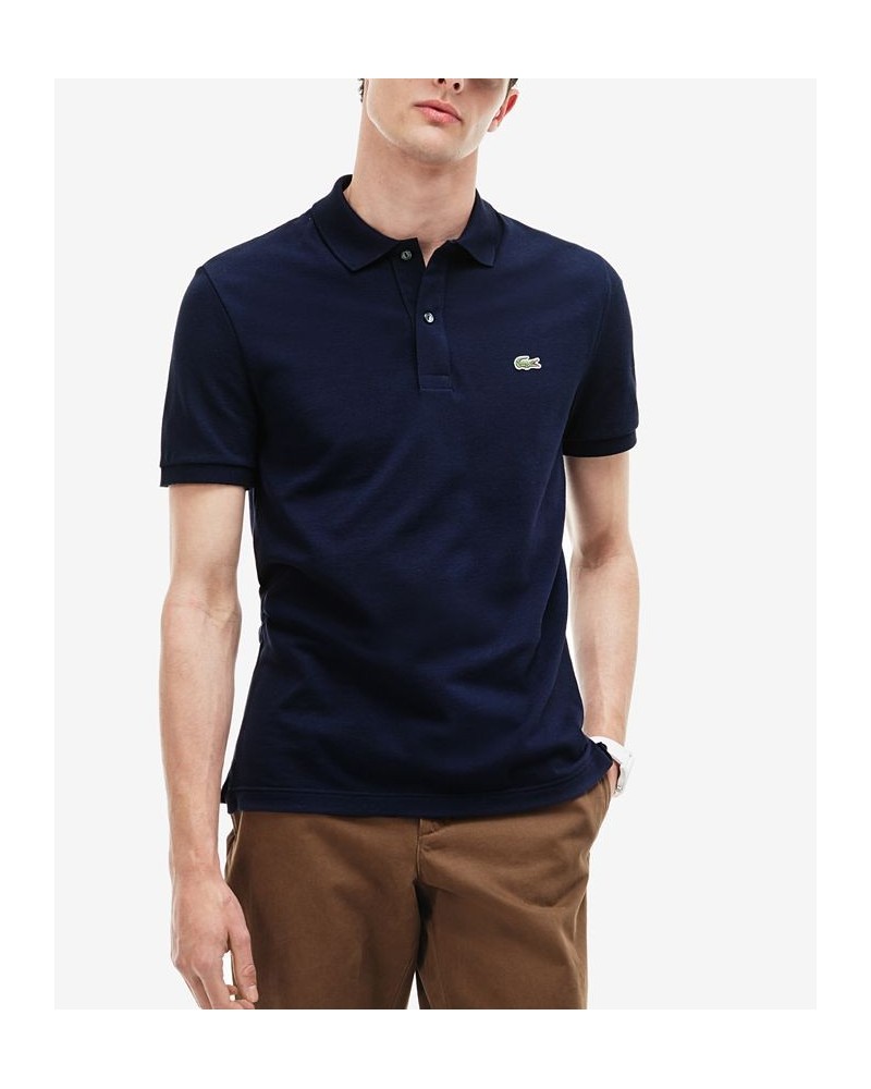 Men's Classic Fit L.12.12 Short Sleeve Polo Blue $36.00 Polo Shirts