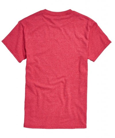 Men's Pokemon Eevee Graphic T-shirt Red $15.75 T-Shirts