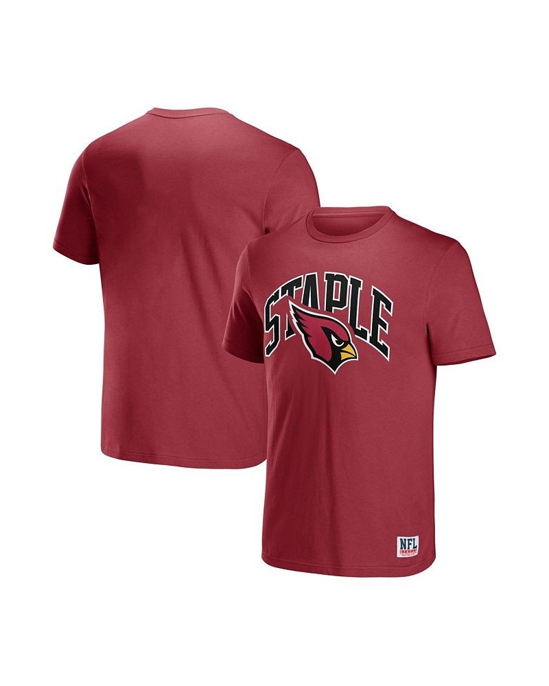 Men's NFL X Staple Cardinal Arizona Cardinals Lockup Logo Short Sleeve T-shirt $18.87 T-Shirts