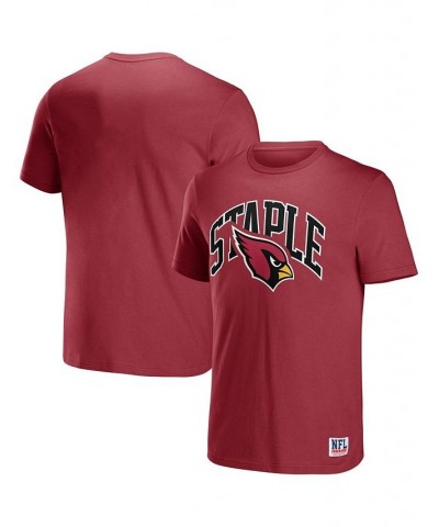 Men's NFL X Staple Cardinal Arizona Cardinals Lockup Logo Short Sleeve T-shirt $18.87 T-Shirts