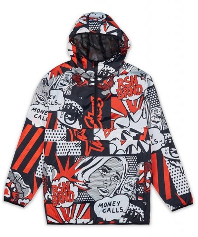 Men's Big and Tall Money Calls Anorak Hooded Jacket Multi $35.19 Jackets