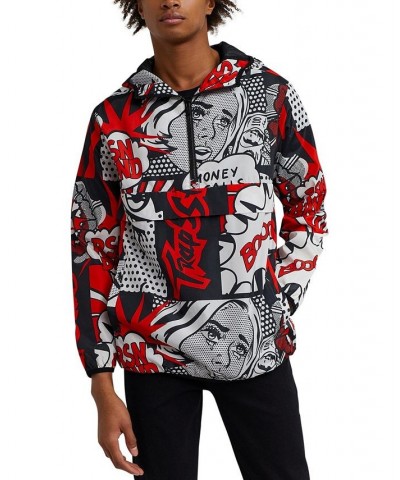 Men's Big and Tall Money Calls Anorak Hooded Jacket Multi $35.19 Jackets