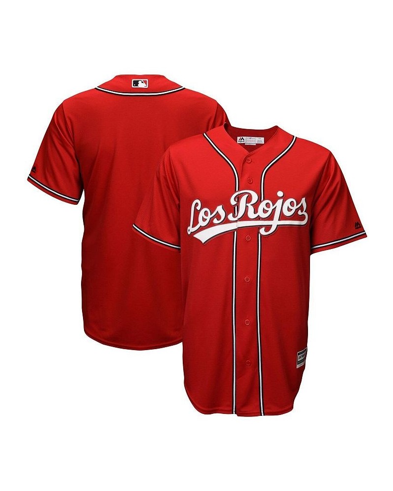 Men's Scarlet Cincinnati Reds Alternate Los Rojos Cool Base Jersey $60.20 Jersey