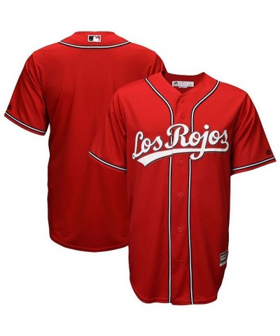 Men's Scarlet Cincinnati Reds Alternate Los Rojos Cool Base Jersey $60.20 Jersey