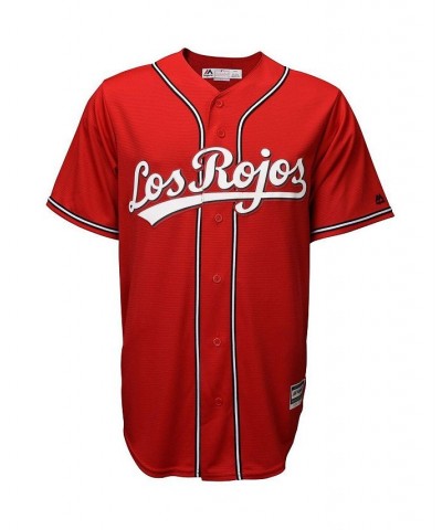 Men's Scarlet Cincinnati Reds Alternate Los Rojos Cool Base Jersey $60.20 Jersey