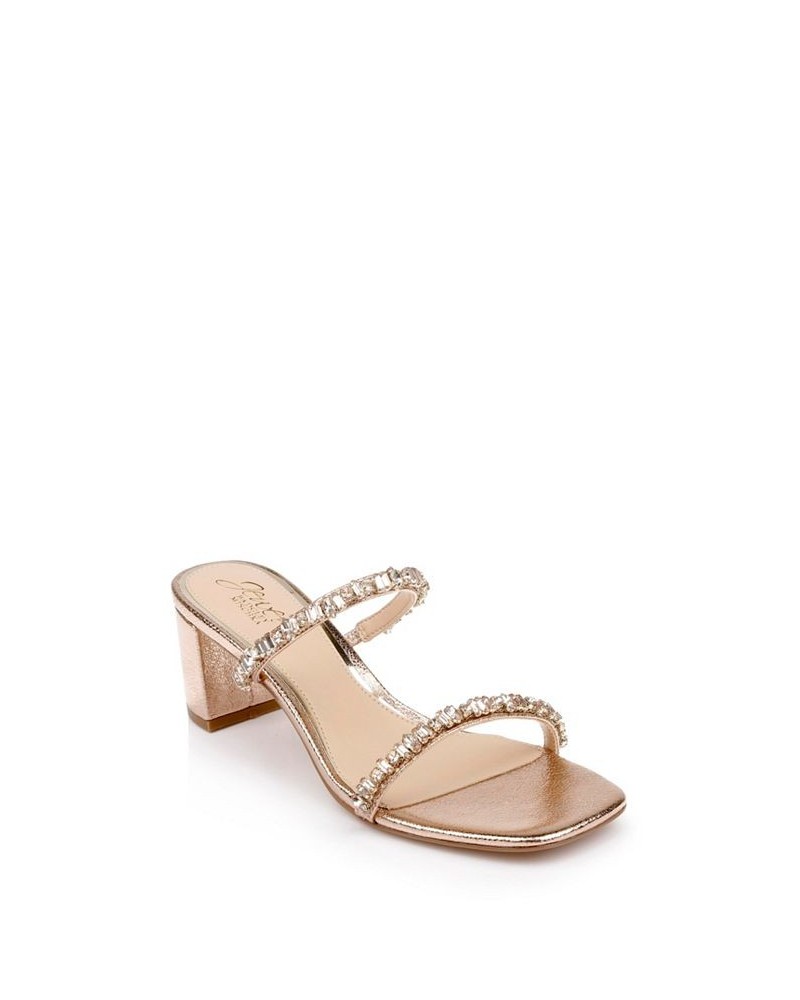 Women's Alessia Evening Sandals Yellow $45.87 Shoes