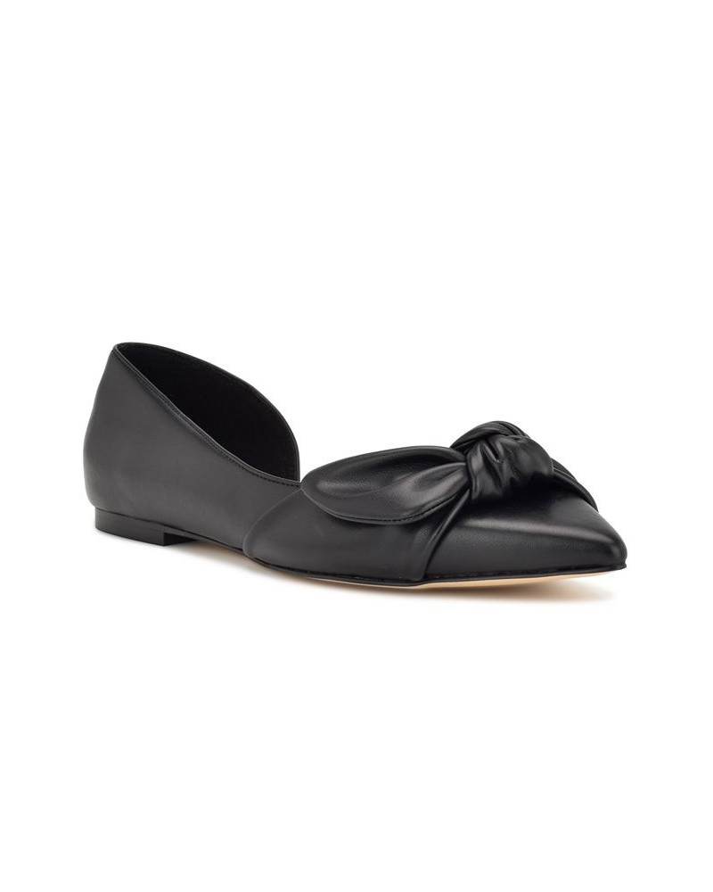 Women's Bannie D'orsay Pointy Toe Dress Flats Black $51.48 Shoes