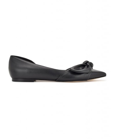 Women's Bannie D'orsay Pointy Toe Dress Flats Black $51.48 Shoes