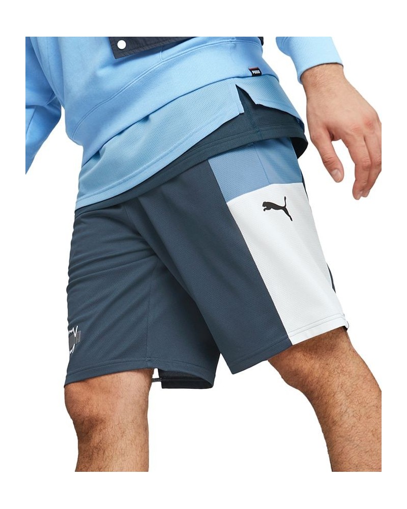 Men's Give N' Go Colorblocked Drawstring 10" Shorts Blue $25.20 Shorts