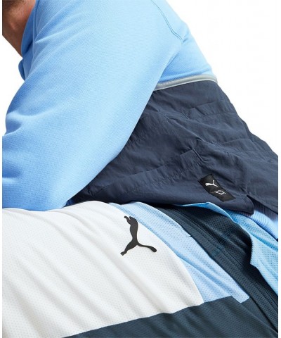 Men's Give N' Go Colorblocked Drawstring 10" Shorts Blue $25.20 Shorts