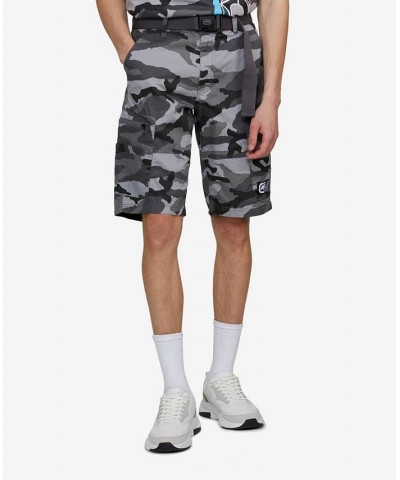 Men's Zippity Do Dah Cargo Shorts with Removable Belt, 2 Piece Set Multi $27.88 Shorts