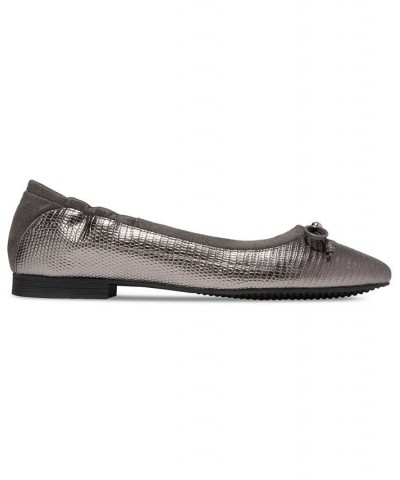 Women's Keira Ballet Flats Silver $70.20 Shoes