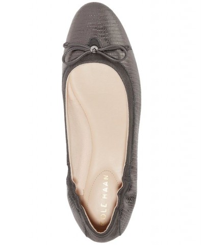 Women's Keira Ballet Flats Silver $70.20 Shoes