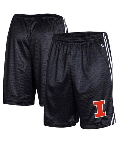 Men's Black Illinois Fighting Illini Team Lacrosse Shorts $21.50 Shorts