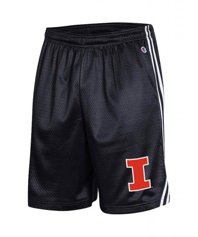 Men's Black Illinois Fighting Illini Team Lacrosse Shorts $21.50 Shorts