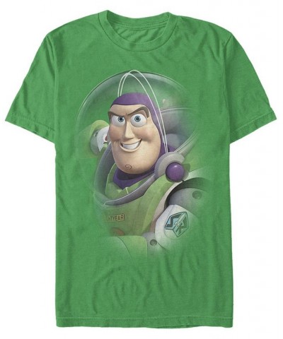 Men's Buzz Lightyear Short Sleeve Crew T-shirt Green $15.05 T-Shirts