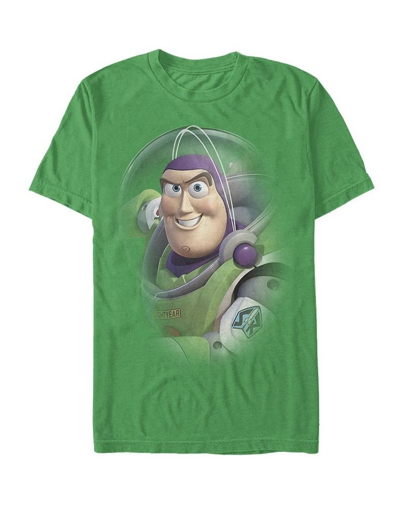 Men's Buzz Lightyear Short Sleeve Crew T-shirt Green $15.05 T-Shirts