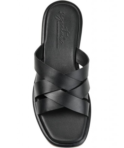 Women's Parkker Woven Sandals Black $54.60 Shoes