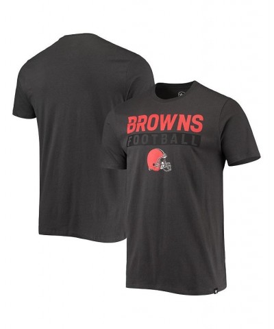 Men's '47 Charcoal Cleveland Browns Dark Ops Super Rival T-shirt $21.15 T-Shirts