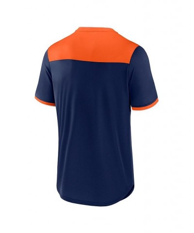 Men's Branded Navy, Orange Detroit Tigers True Classics Walk-Off V-Neck T-shirt $27.60 T-Shirts