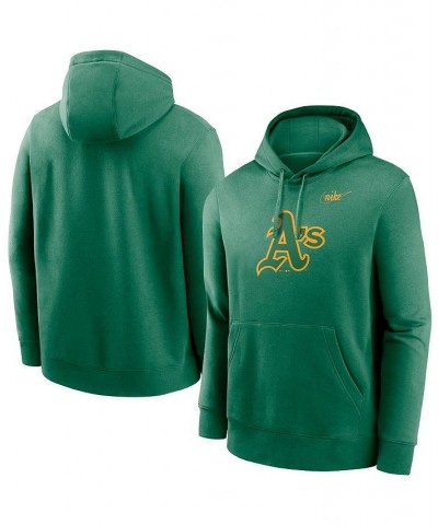 Men's Green Oakland Athletics Cooperstown Collection Logo Club Pullover Hoodie $41.59 Sweatshirt