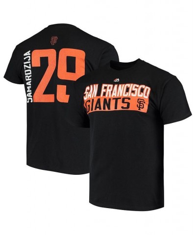 Men's Jeff Samardzija Black San Francisco Giants Block T-shirt $28.60 T-Shirts