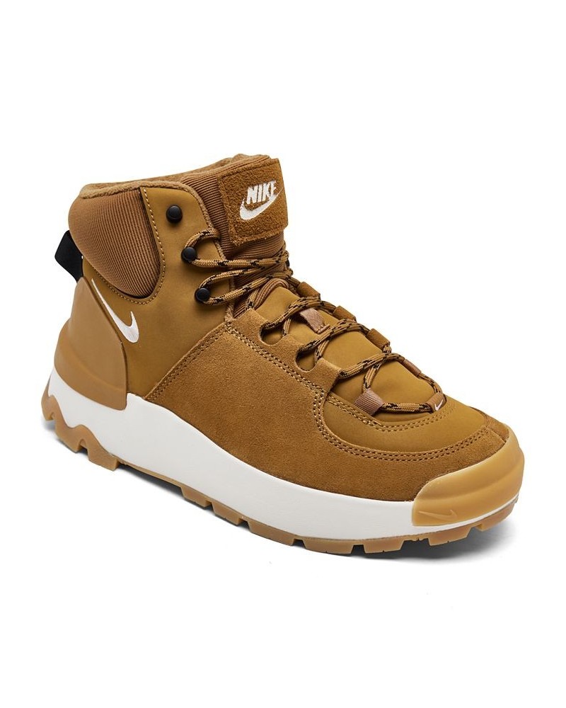 Women's City Classic Sneaker Boots Tan/Beige $41.85 Shoes