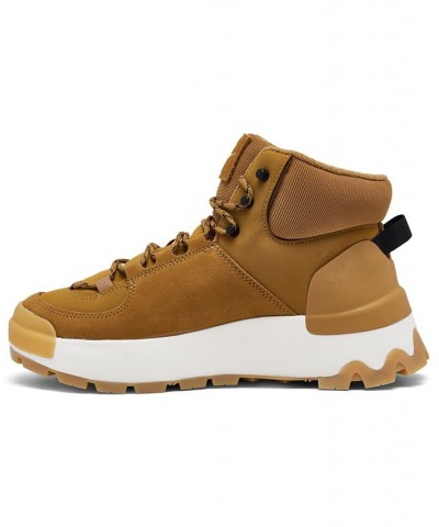 Women's City Classic Sneaker Boots Tan/Beige $41.85 Shoes