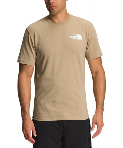 Men's Box Logo Crewneck Short-Sleeve T-Shirt Gray $20.00 T-Shirts