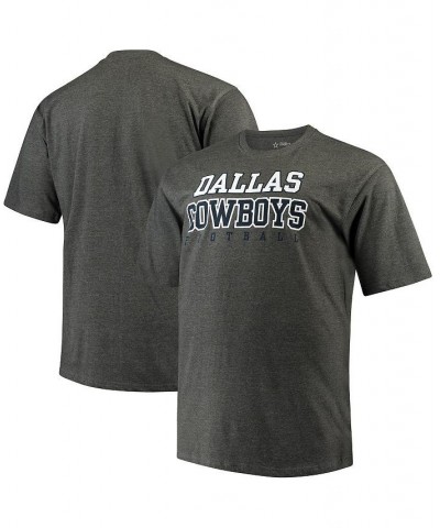 Men's Charcoal Big and Tall Practice T-shirt $26.99 T-Shirts