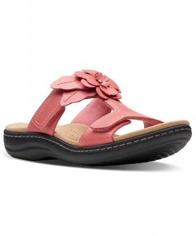 Women's Laurieann Madi Flower-Trimmed Sandals Pink $39.52 Shoes