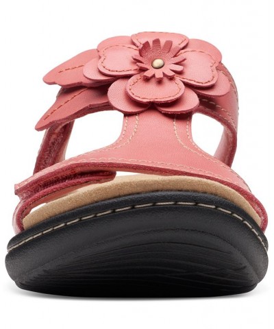 Women's Laurieann Madi Flower-Trimmed Sandals Pink $39.52 Shoes