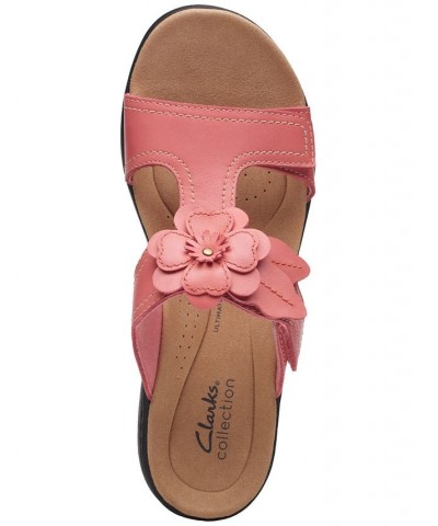 Women's Laurieann Madi Flower-Trimmed Sandals Pink $39.52 Shoes