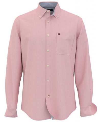 Men's Capote Classic-Fit Stretch Solid Shirt Pink $26.00 Shirts