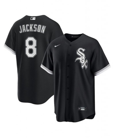 Men's Bo Jackson Black Chicago White Sox Alternate Cooperstown Collection Replica Player Jersey $58.00 Jersey