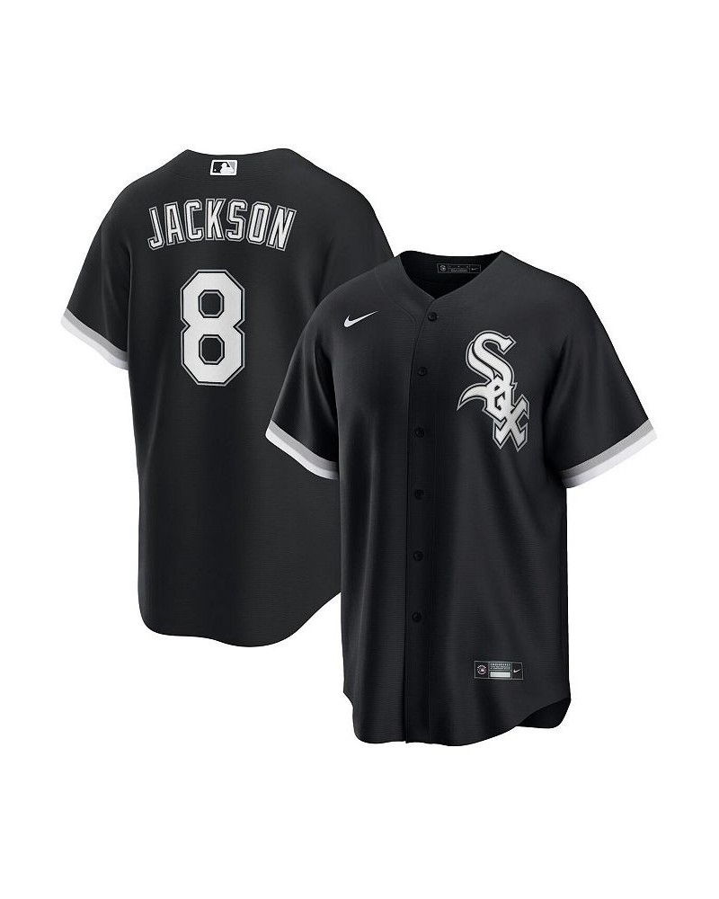 Men's Bo Jackson Black Chicago White Sox Alternate Cooperstown Collection Replica Player Jersey $58.00 Jersey