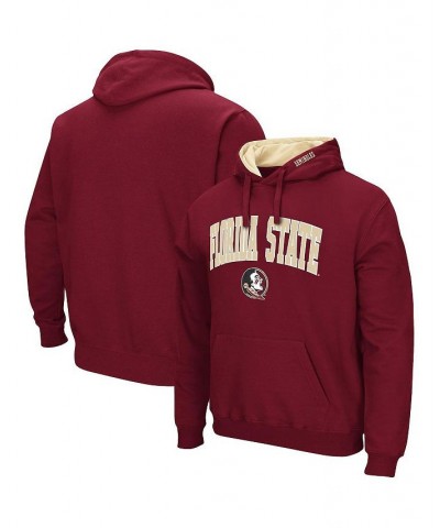 Men's Garnet Florida State Seminoles Arch and Logo 3.0 Pullover Hoodie $32.99 Sweatshirt