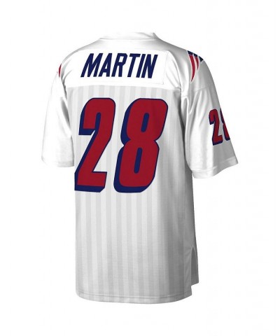 Men's Curtis Martin White New England Patriots 1995 Legacy Replica Jersey $85.00 Jersey