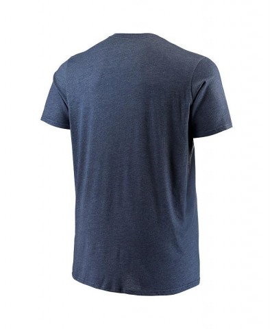 Men's Heathered Navy Auburn Tigers Big and Tall Mock Twist T-shirt $28.99 T-Shirts