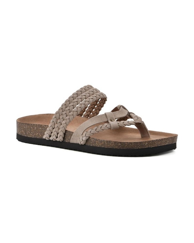 Women's Hangout Footbeds Sandals Tan/Beige $34.50 Shoes