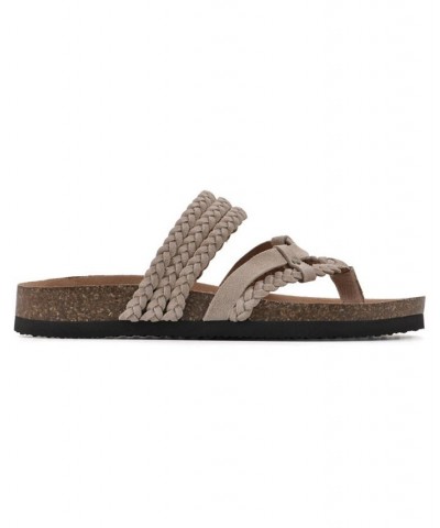 Women's Hangout Footbeds Sandals Tan/Beige $34.50 Shoes