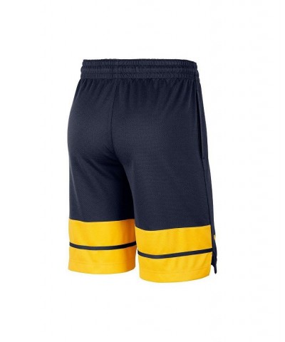 Men's Navy West Virginia Mountaineers Replica Team Basketball Shorts $38.99 Shorts